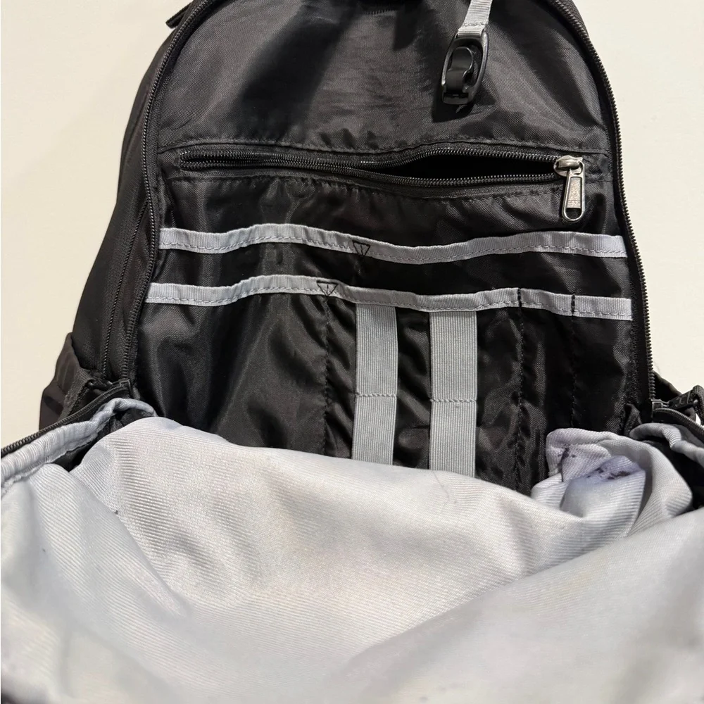 Under Armour Men's Black and Gray Backpack. Used.